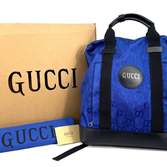 Gucci Off the Grid Medium Backpack Blue - Picture 11 of 14